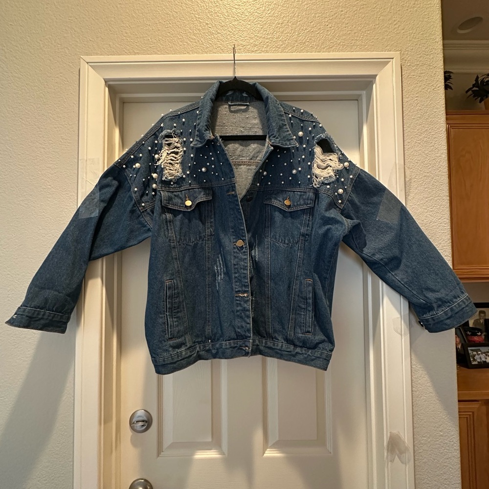 Studded Denim Jacket